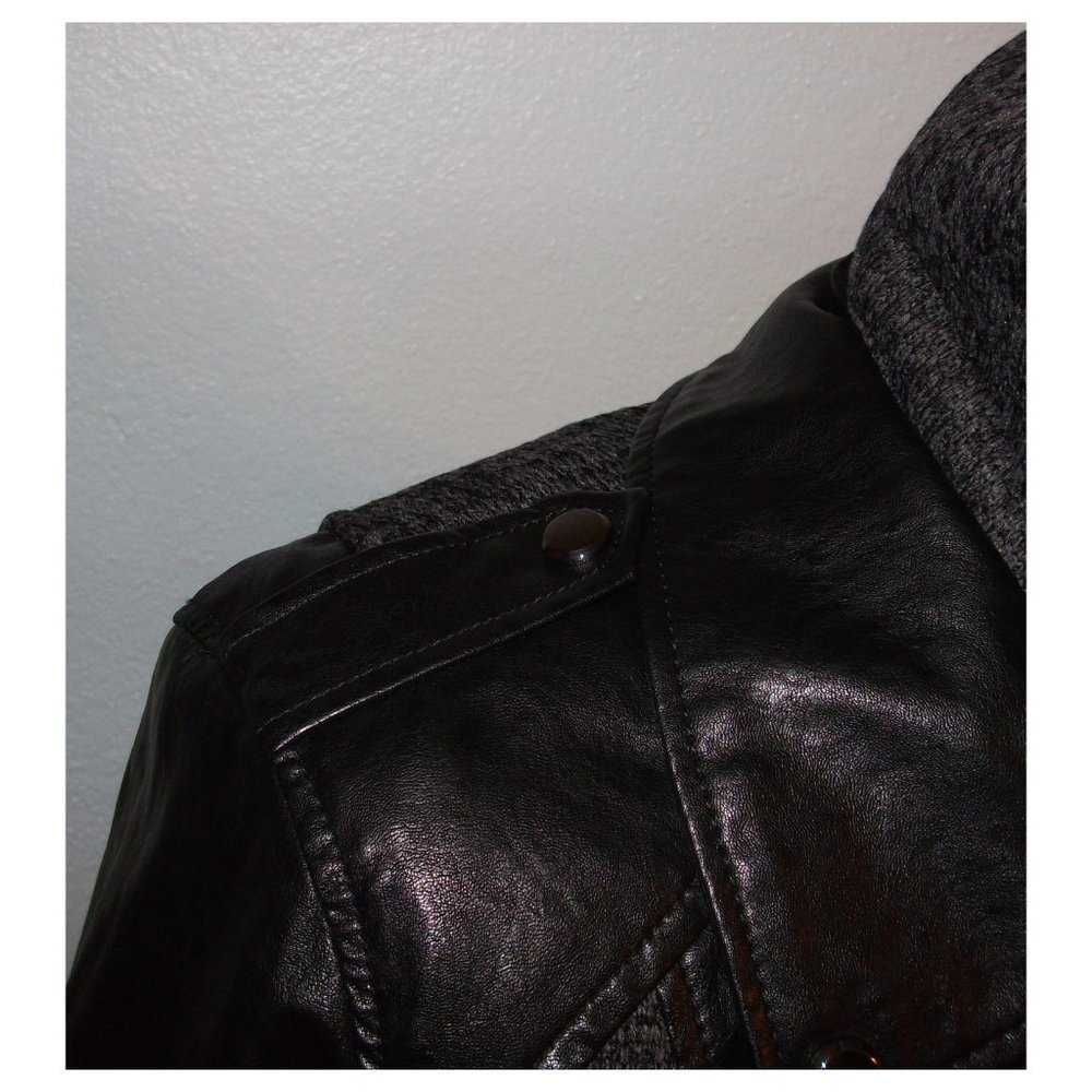 Triple Star Size XL Black Buckle Moto Jacket - Picture 12 of 16